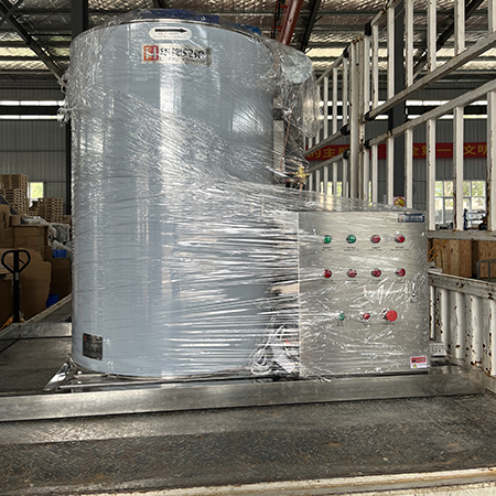 5吨工业片冰机交付河南某大型食品厂使用