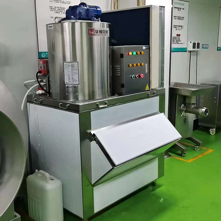 1吨工业片冰机交付广东深圳某食品厂